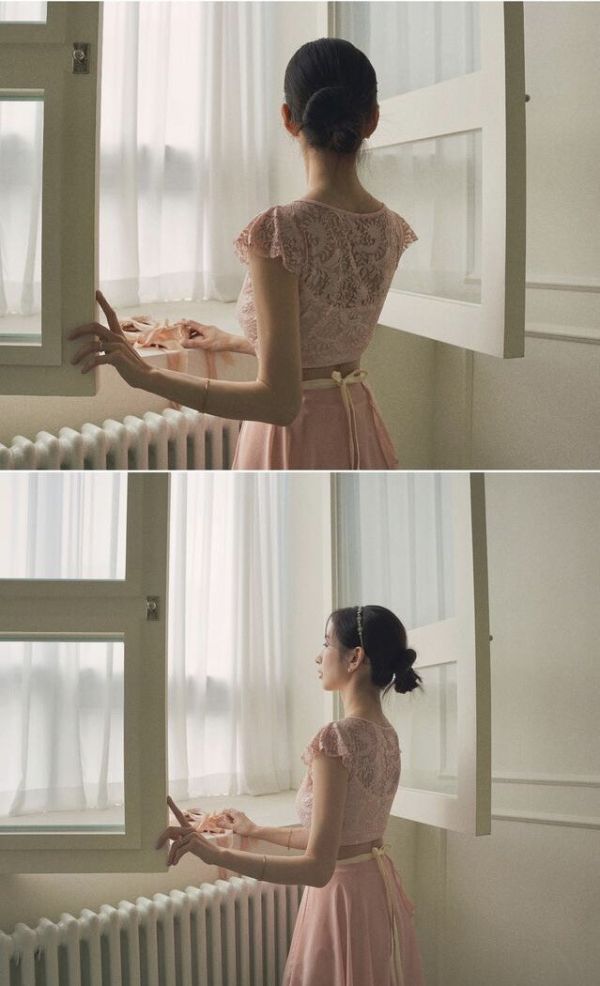 韓國Lenique - New black swan上衣+短褲 (兩色) 