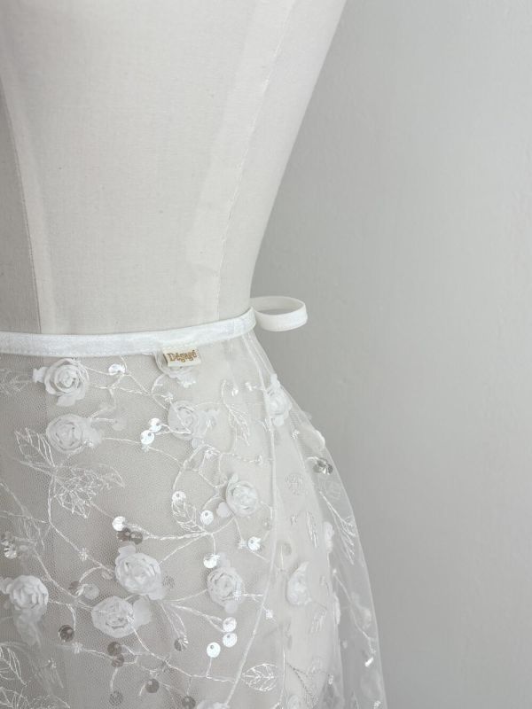 韓國Degage - forêt中長版舞裙 (White) 