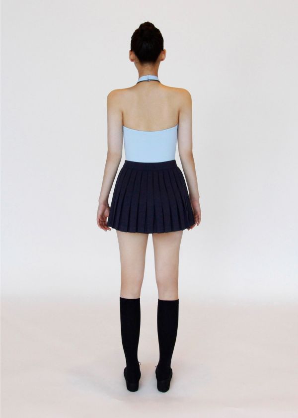 韓國POTA - 9 leotard掛脖舞衣 (sky blue) 