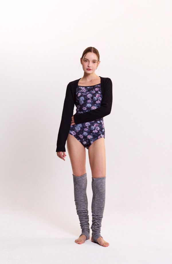 韓國Leanomse - Grida吊帶芭蕾舞衣 (Black) 