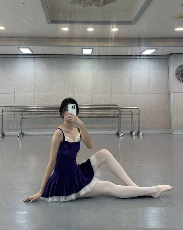 韓國LEVDANCE - Beatrice Velvet舞衣 (Purple) 