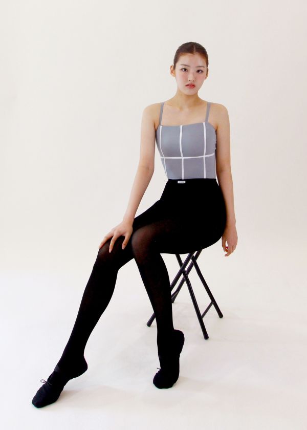 韓國POTA - 33 leotard吊帶舞衣 (Gray) 