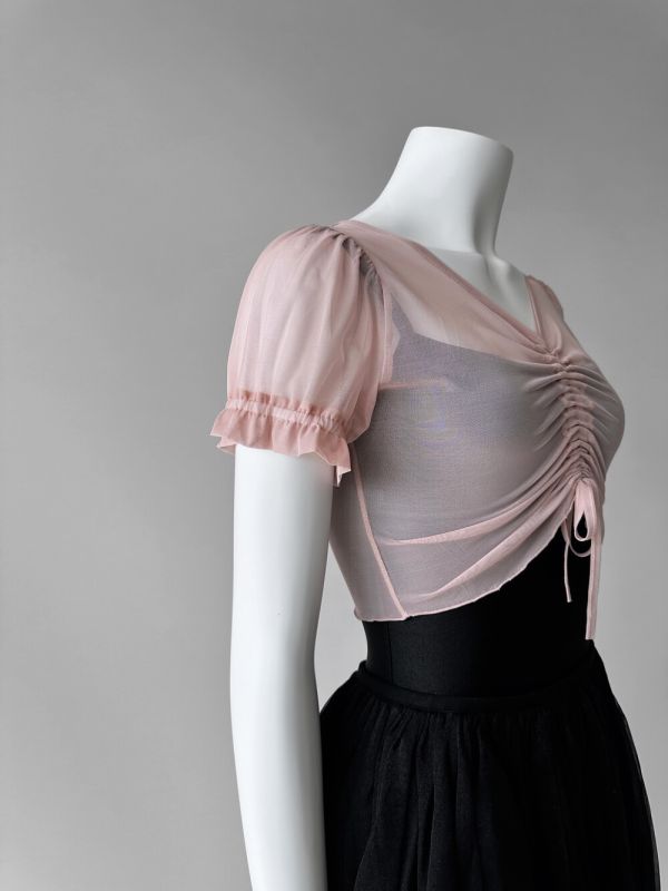 韓國yoora - Wilis Crop罩衫 (三色) 