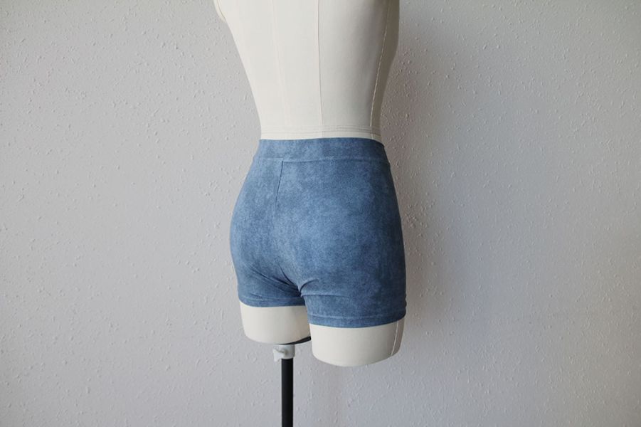 韓國Soulier Rouge - Denim Set-Up環保材質舞衣+短褲 