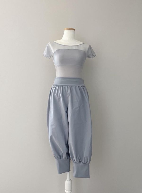 韓國MIGNON - 排汗七分褲 (兩色) 