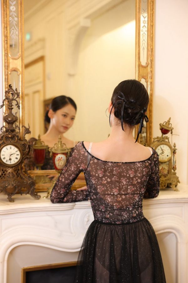 韓國iilaire - Laura Pearl雙層長版舞裙 