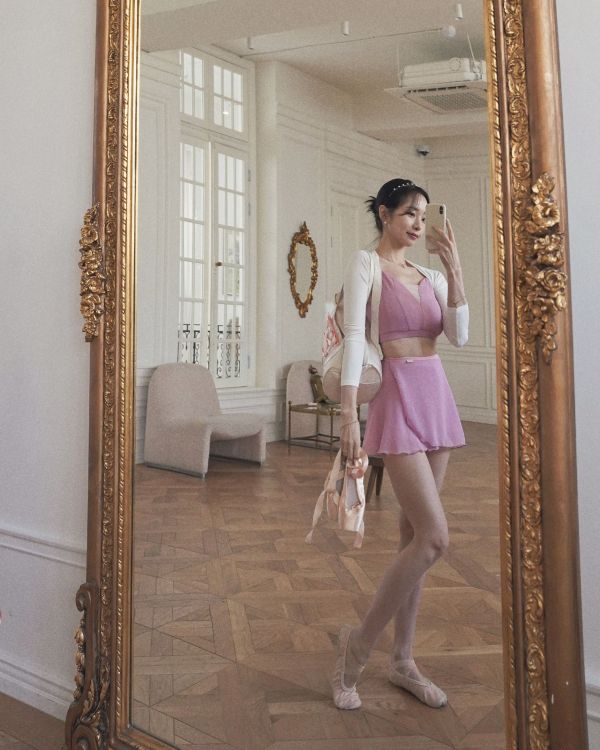 韓國Lenique - Duffel bag舞蹈包包 (Cream) 