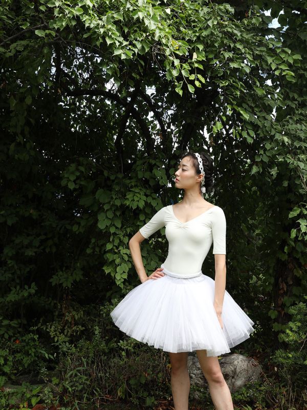 韓國LEVDANCE -  jane五分袖舞衣 (兩色) 제인 