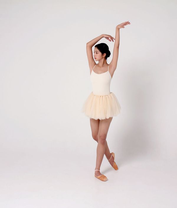 韓國Soulier Rouge - Anne Mini Tutu舞裙 (VANILLA CREAM) 