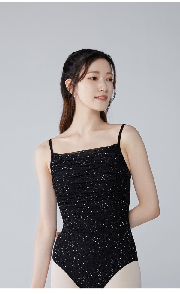 韓國Byplie - Mesh Gathered Camisole吊帶舞衣 (四色) 메쉬 게더 캐미솔 