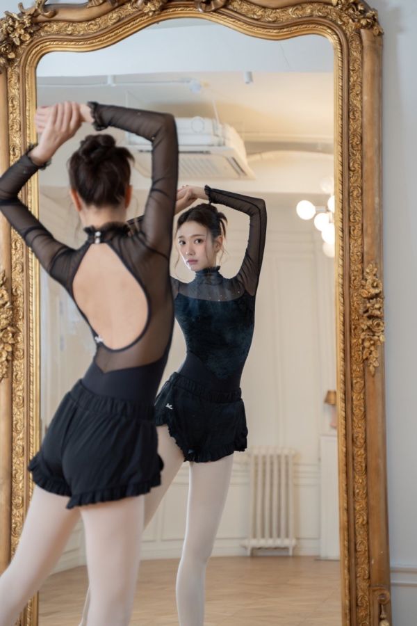 韓國Ode on tutu - Wednesday施華洛世奇水鑽長袖舞衣 