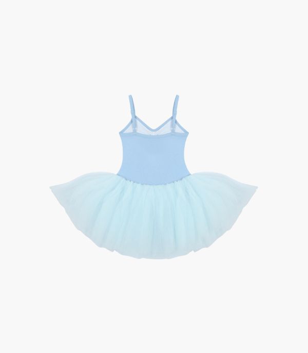 韓國 -  Snap Candy澎澎裙連身兒童舞衣 (肩帶可調、Blue) 