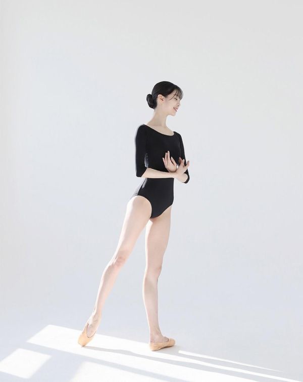 韓國messiah - Aria七分袖黑色舞衣 