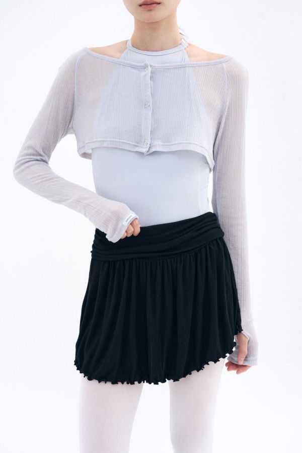 韓國toitoi - Unfold Shirring舞裙 (Black) 