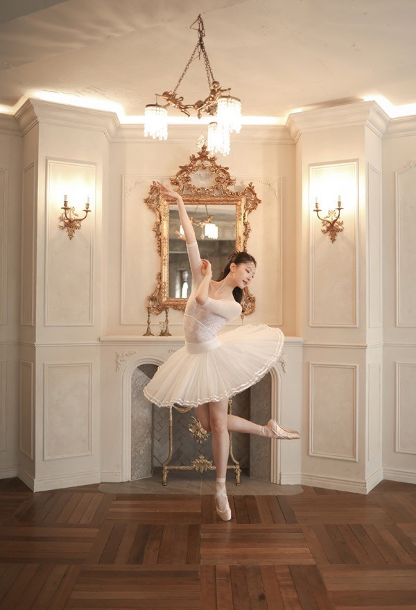 韓國iilaire - Antique Pink七分袖舞衣 