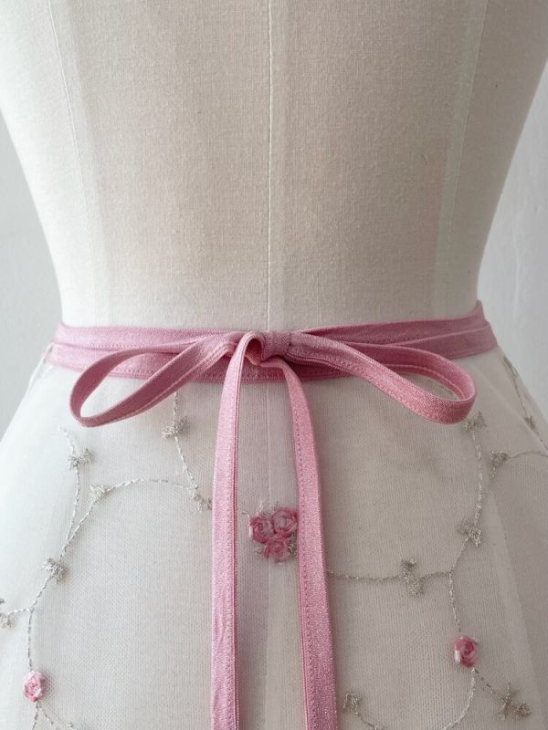 韓國Degage - Spring flower pink短版舞裙 