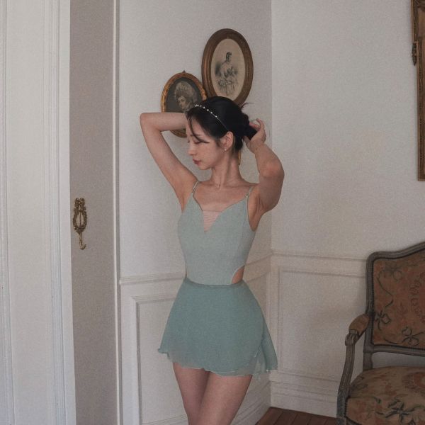 韓國Lenique - Etruah cut out dress鋼管舞衣 (MINT) 