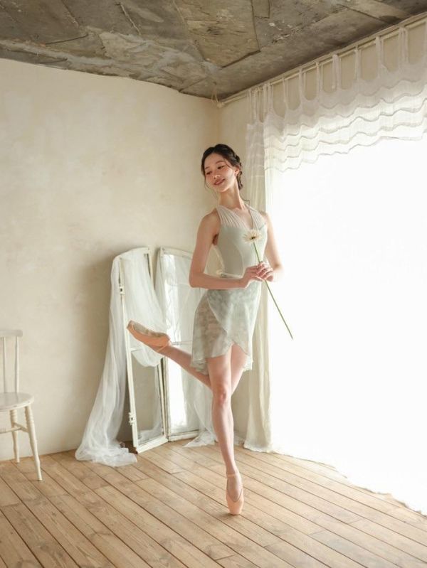 韓國iilaire -  Vianne Sage Mint舞衣 