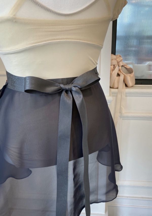 韓國balletchouchou - 素面寬腰帶舞裙 (深色系) 