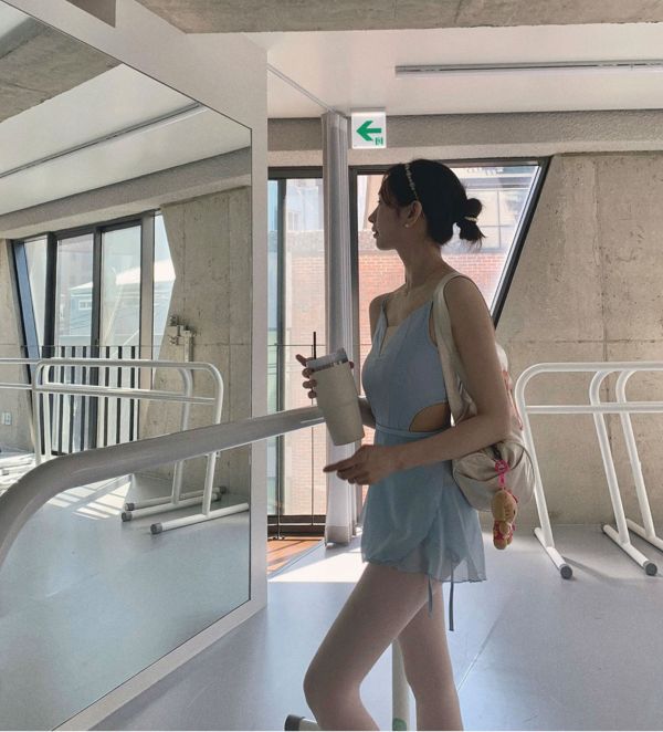 韓國Lenique - Etruah cut out dress鋼管舞衣 (SKY) 