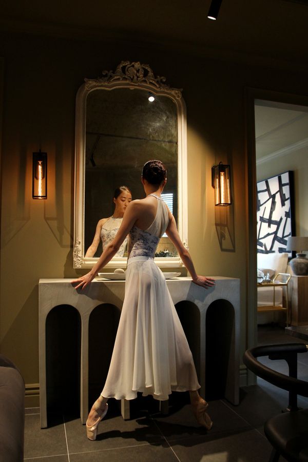 韓國LEVDANCE - Josephine TOILE DE JOUY經典款掛脖舞衣 (兩色) 조세핀 