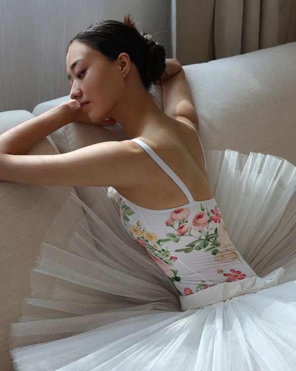 韓國LEVDANCE - Charlotte Floral細肩帶舞衣 (兩色) 샬롯 