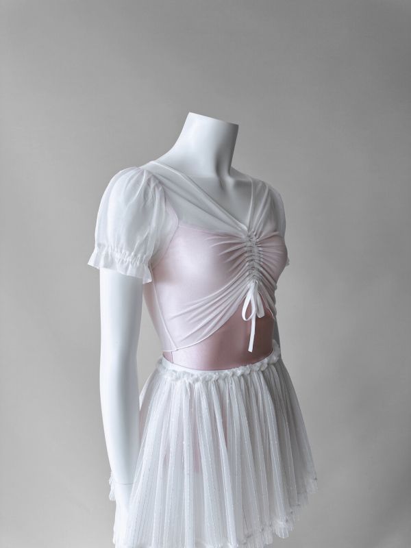 韓國yoora - Wilis Crop罩衫 (三色) 