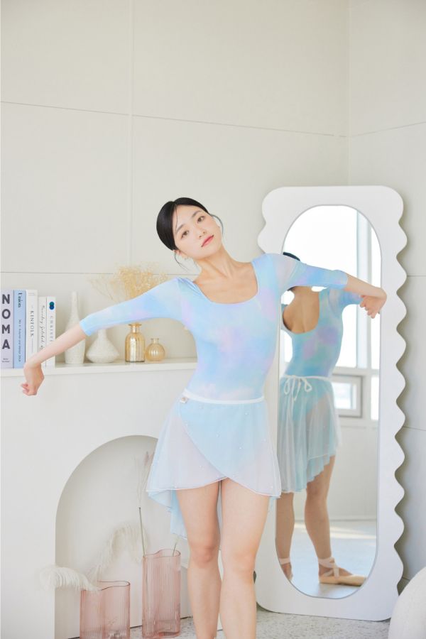 韓國Entrechat - Cloud Dream長袖舞衣 (Sky Blue) 