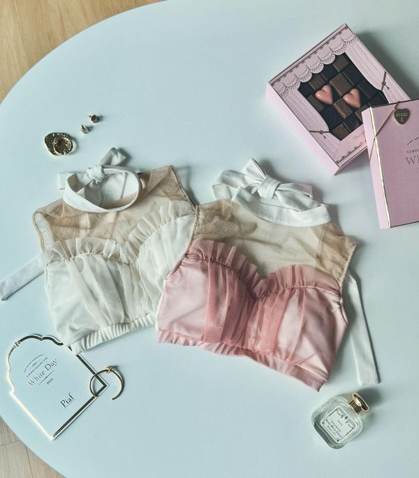 韓國Lenique - Kamiyu鋼管上衣+短褲 (Pink) 