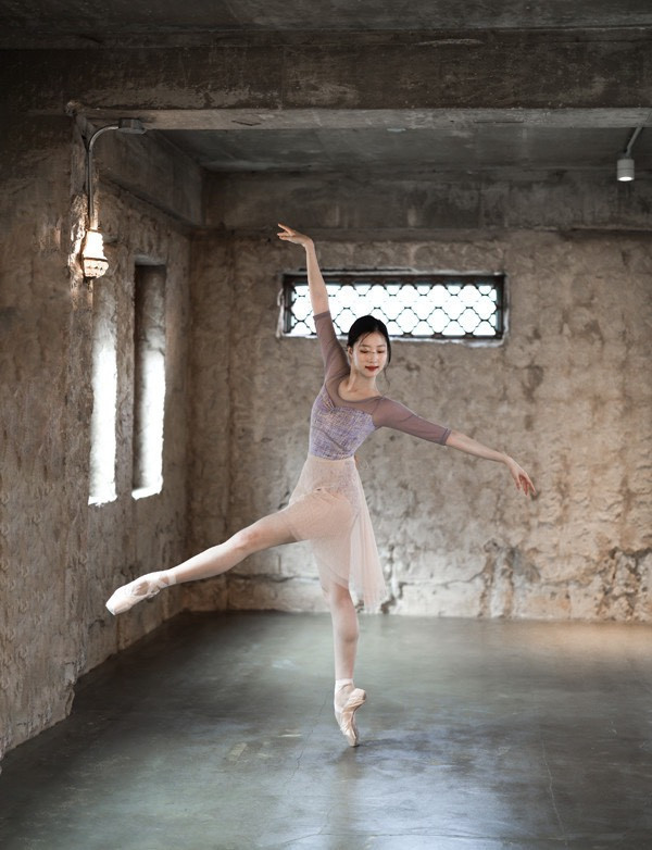 韓國iilaire - Antique Purple七分袖舞衣 