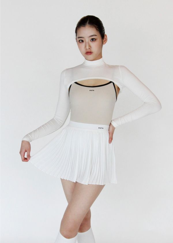 韓國POTA - 3 skirt舞裙 (White) 