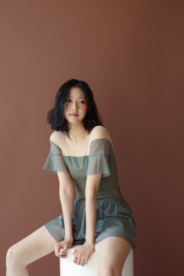 韓國iilaire - Lilly短袖舞衣 (兩色) 