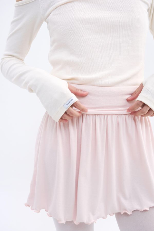 韓國toitoi - Unfold Shirring舞裙 (Apricot Pink) 