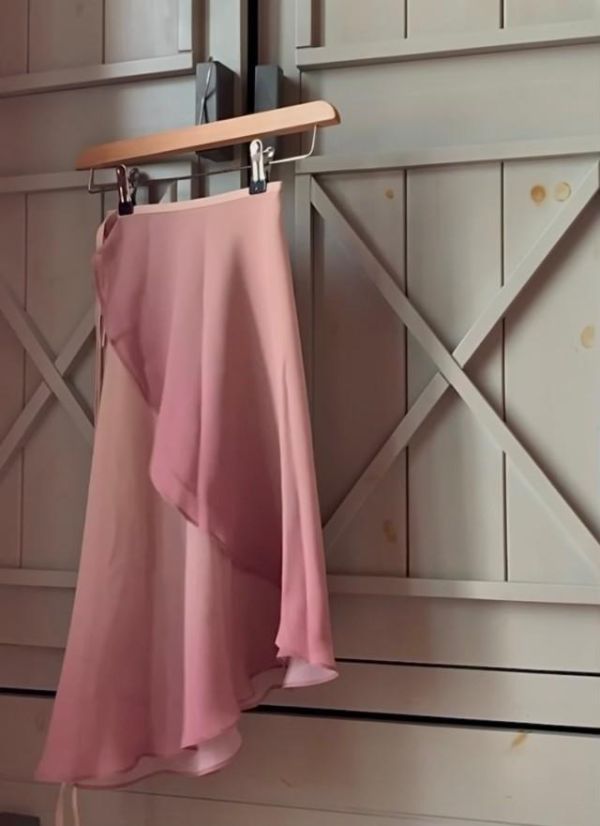 韓國Sissone - Nude Peach Gradation綁帶舞裙 