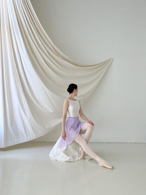 韓國Degage - Classic Midi中長版舞裙 (Lilac) 