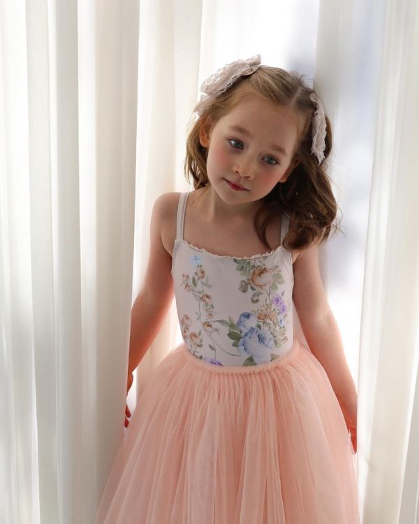 韓國LEVDANCE - LEVPETIT Charlotte FLORAL兒童款舞衣 (兩色) 