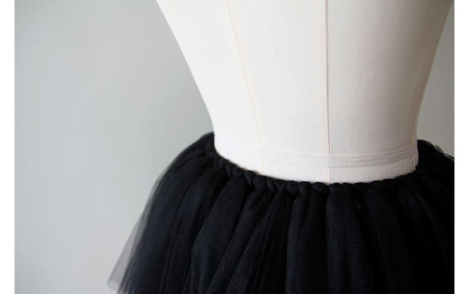 韓國Soulier Rouge - Anne Mini Tutu舞裙 (BLACK) 