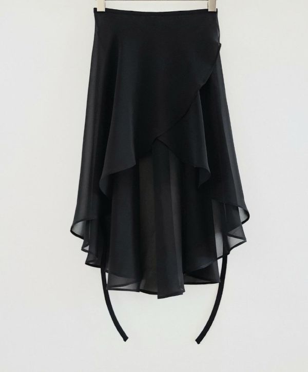 韓國Sissone - Black綁帶舞裙 