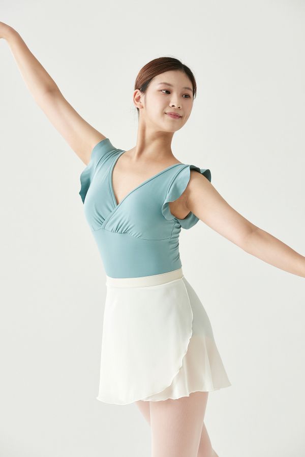 韓國Ballessimo - Cream寬綁帶舞裙 (크림) 