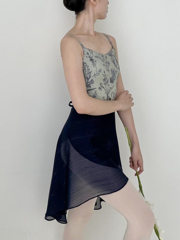 韓國Degage - Classic Midi中長版舞裙 (Night Navy) 