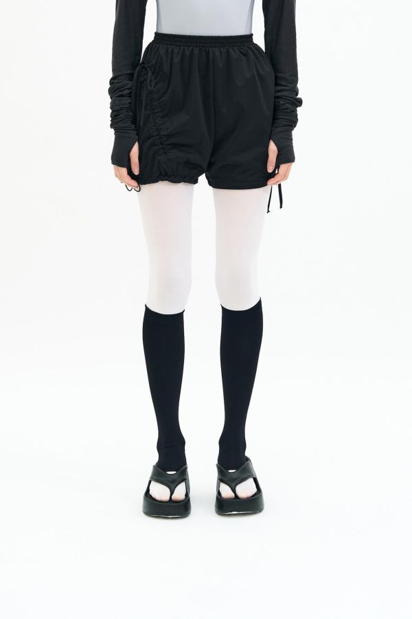 韓國toitoi - Bow Warm-up短褲 (Black) 