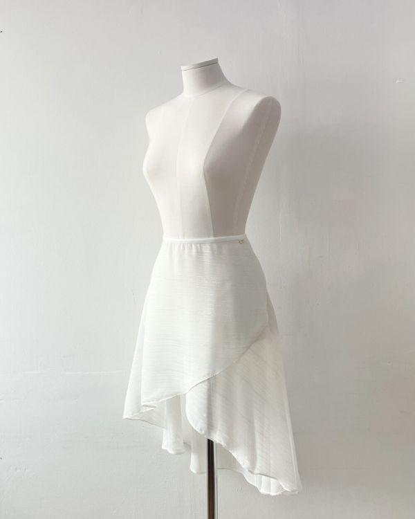 韓國Degage - Classic Midi中長版舞裙 (Off White) 