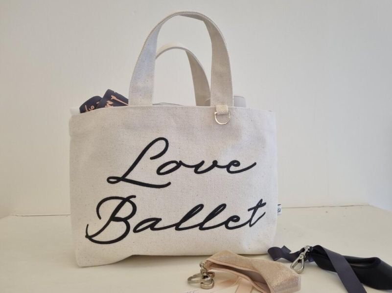 韓國Leh - LOVES BALLET帆布包包 