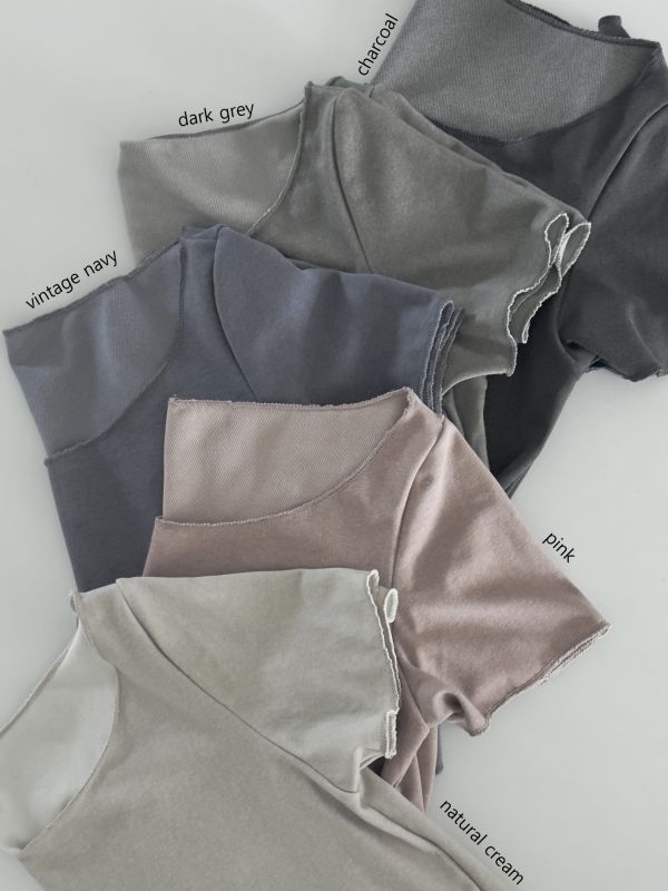 韓國Bonanza - Dacquoise短版上衣 (五色) 