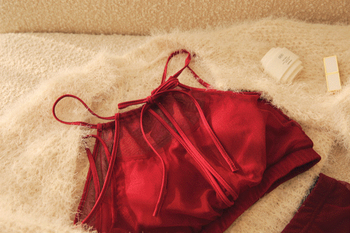 韓國Lenique - Reti鋼管上衣+短褲 (Wine) 