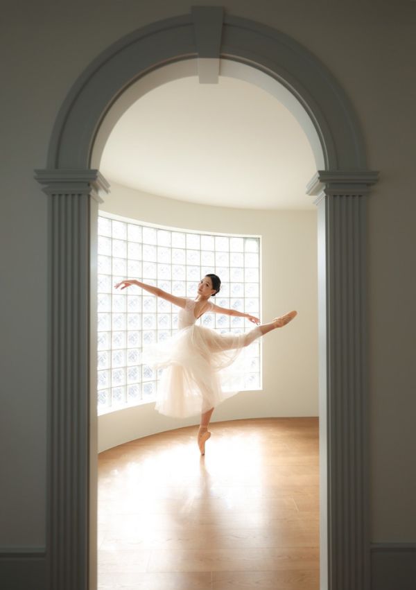 韓國iilaire - Aurora Pink短袖舞衣 