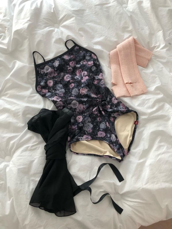 韓國Leanomse - Grida吊帶芭蕾舞衣 (Black) 