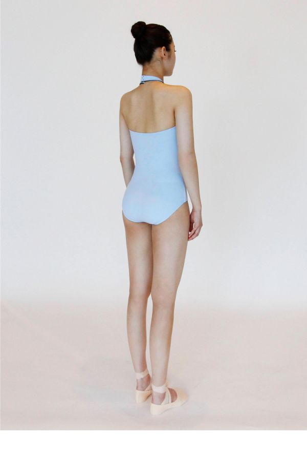 韓國POTA - 9 leotard掛脖舞衣 (sky blue) 