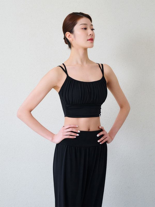 韓國messiah - Ella Shirring舞蹈上衣 (兩色) 