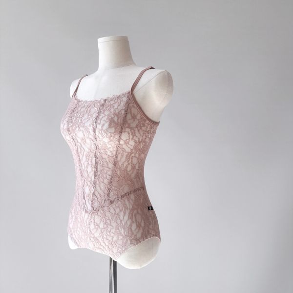 韓國yoora - Scarlett Fabric Pink舞衣 (肩帶可調) 